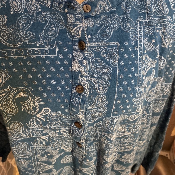 Style & Co pull over top/ blouse size 2X has 5 buttons half way up. 100% cotton - Picture 3 of 12